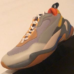 Puma Thunder Spectra Grey Yellow Sneakers